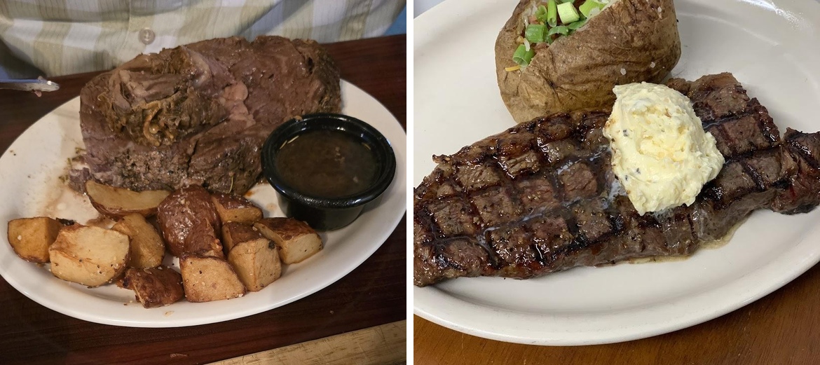 The Beef and Barrel Restaurant & Lounge Menu