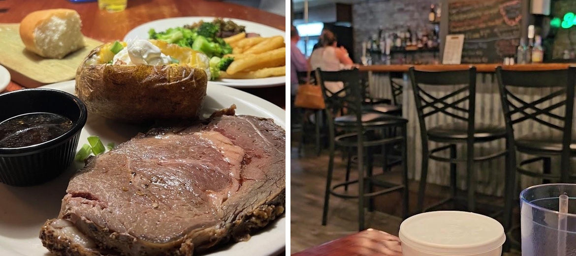 The Beef and Barrel Restaurant & Lounge Menu