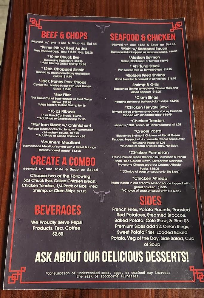 The Beef and Barrel Restaurant & Lounge Menu image 4